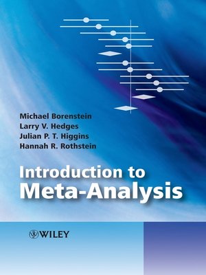 cover image of Introduction to Meta-Analysis
